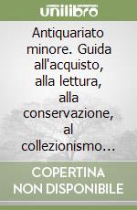 Antiquariato minore. Guida all'acquisto, alla lettura, alla conservazione, al collezionismo dell'oggetto d'arte. Ediz. illustrata libro