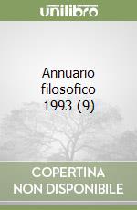 Annuario filosofico 1993 (9) libro