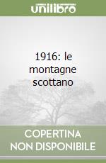 1916: le montagne scottano libro