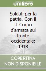 Soldati per la patria. Con il II Corpo d'armata sul fronte occidentale: 1918 libro