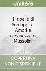 Il ribelle di Predappio. Amori e giovinezza di Mussolini libro