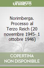 Norimberga. Processo al Terzo Reich (20 novembre 1945- 1 ottobre 1946) libro