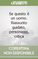 Se questo è un uomo. Riassunto guidato, personaggi, critica libro