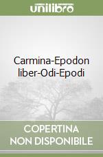 Carmina-Epodon liber-Odi-Epodi libro