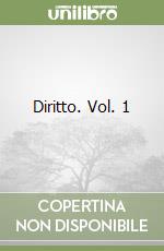 Diritto. Vol. 1