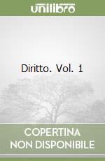 Diritto. Vol. 1 libro