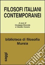 Filosofi italiani contemporanei libro