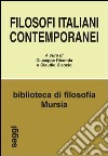 Filosofi italiani contemporanei libro