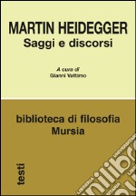 Saggi e discorsi libro