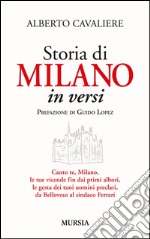 Storia di Milano in versi libro