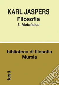 Filosofia. Vol. 3: Metafisica