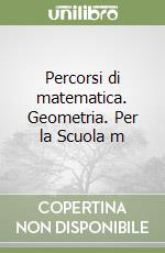 Percorsi di matematica. Geometria. Per la Scuola m libro