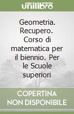 Geometria. Recupero. Corso di matematica per il biennio. Per le Scuole superiori libro