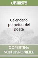 Calendario perpetuo del poeta libro