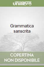 Grammatica sanscrita libro