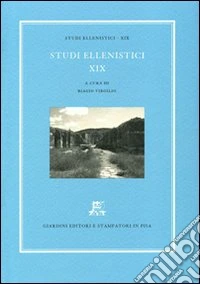 Studi ellenistici. Vol. 19