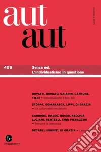 Aut aut. Vol. 408: Senza noi libro