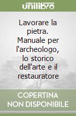 Lavorare la pietra. Manuale per l'archeologo, lo storico dell'arte e il restauratore