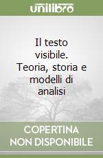 Il testo visibile. Teoria, storia e modelli di analisi libro