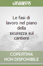 Le fasi di lavoro nel piano della sicurezza sul cantiere