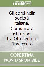 Gli ebrei nella società italiana. Comunità e istituzioni tra Ottocento e Novecento libro