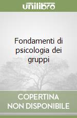 Fondamenti di psicologia dei gruppi libro