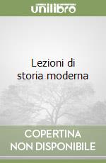 Lezioni di storia moderna libro