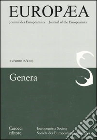 Europea. Journal des Européanistes-Journal of the Europeanists (2003) vol. 1-2 libro