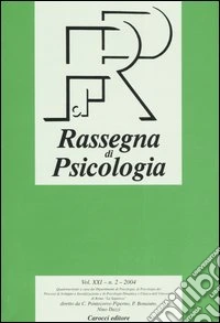 Rassegna di psicologia (2004). Vol. 2 libro