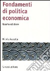 Fondamenti di politica economica libro
