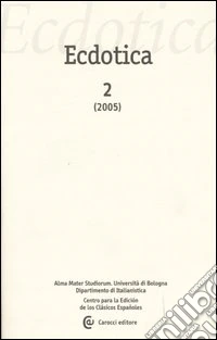 Ecdotica (2005). Vol. 2 libro