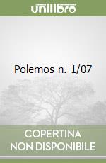 Polemos n. 1/07