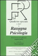 Rassegna di psicologia. Quaderno speciale (2007). Vol. 1