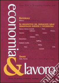 Economia & lavoro (2008). Vol. 3 libro