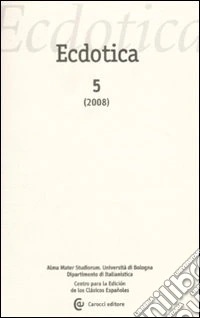 Ecdotica (2009). Vol. 5