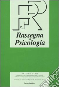 Rassegna di psicologia (2010). Vol. 2 libro