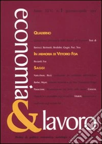 Economia & lavoro (2011). Vol. 1 libro