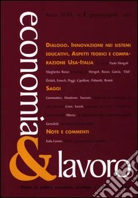 Economia & lavoro (2012). Vol. 1 libro
