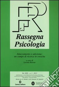 Rassegna di psicologia (2013). Vol. 1 libro