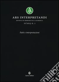 Ars interpretandi (2013). Vol. 1