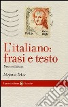 L'italiano: frasi e testo libro