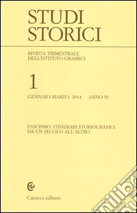 Studi storici (2014). Vol. 1