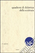 QdS. Quaderni di didattica della scrittura (2015). Vol. 24 libro