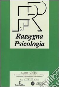 Rassegna di psicologia (2015). Vol. 2 libro