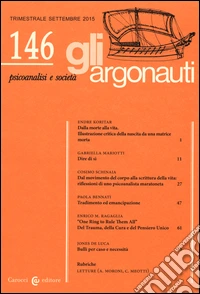 Gli argonauti (2015). Vol. 146 libro