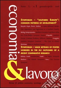 Economia & lavoro (2016). Vol. 1 libro
