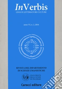 InVerbis. Lingue letterature culture (2016). Vol. 2 libro