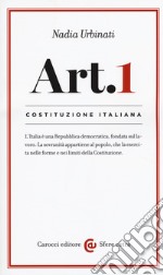 Costituzione italiana: articolo 1 libro