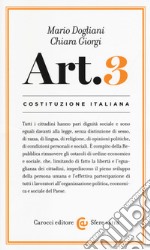 Costituzione italiana: articolo 3 libro