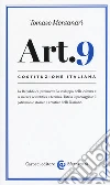 Costituzione italiana: articolo 9 libro di Montanari Tomaso